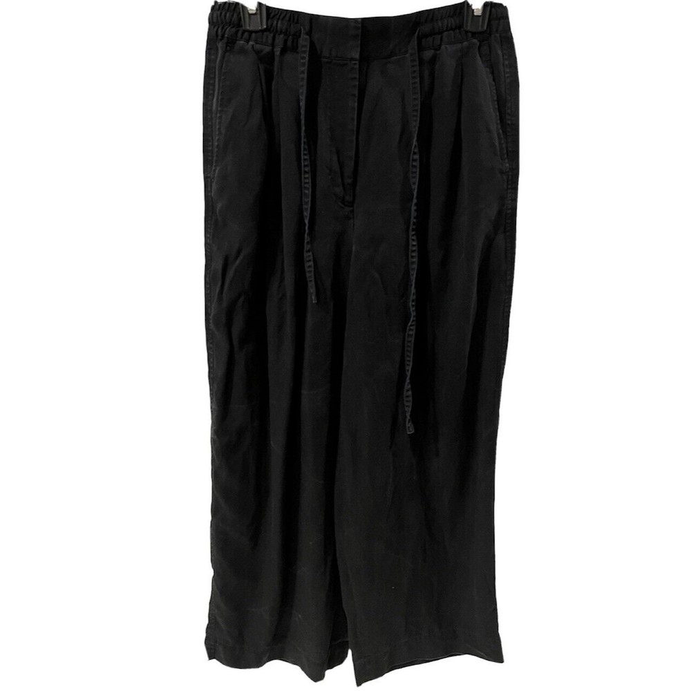 Club Monaco Women's Wide Leg Pants with Elastic Waist